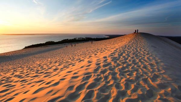L'océan atlantique à 150 km, le bassin d'Arcachon et la Dune du Pilat