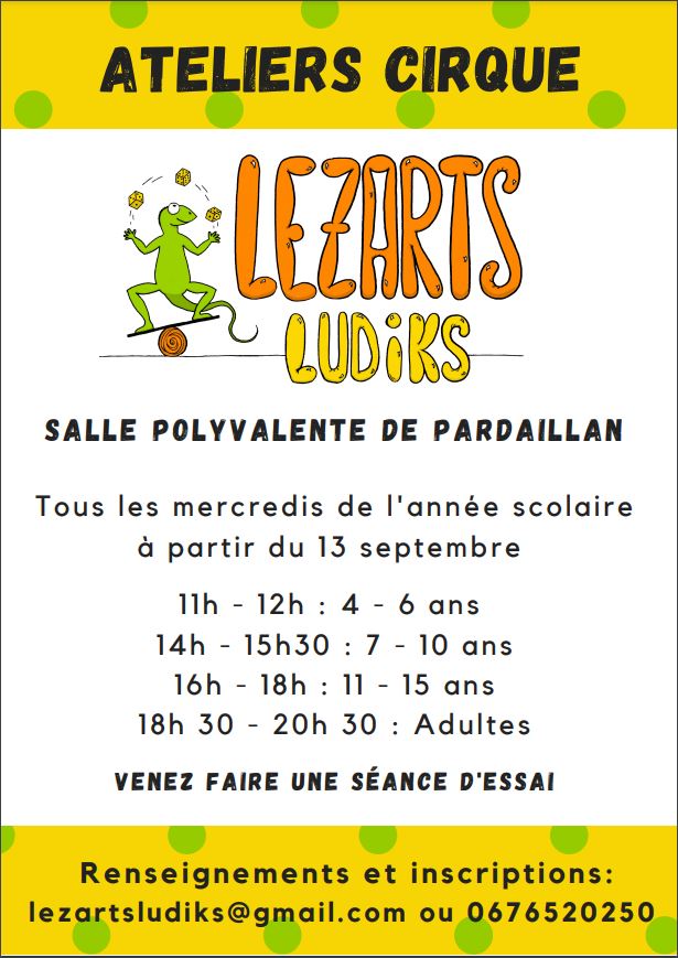 Cirque Lézarts Ludiks