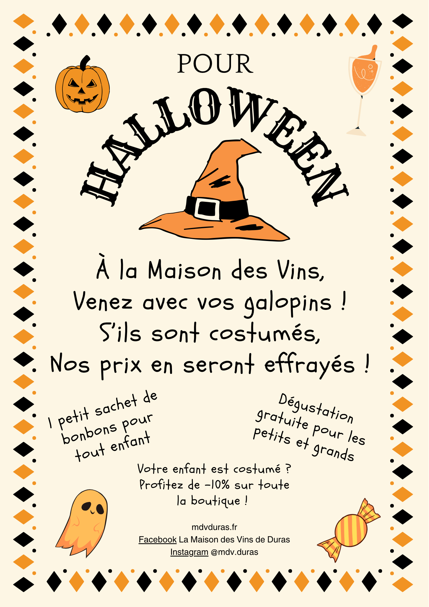 Maison des vinshalloween