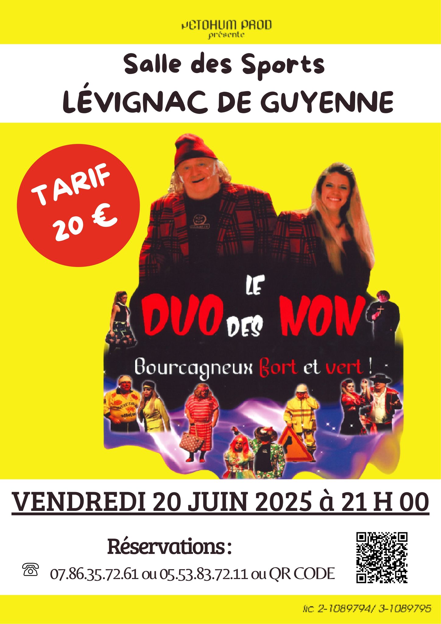Duo des nons à Lévignac de Guyenne
