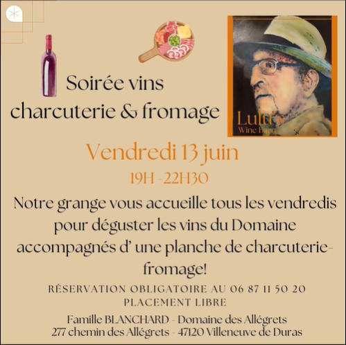 Lulus wine bar 13 juin