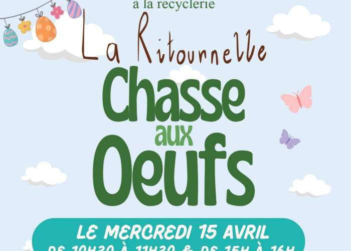 image de Chasse aux oeufs à la recyclerie La Ritournelle