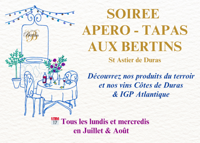 image de Soirées Apéro-Tapas aux Bertins