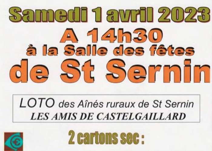 image de Jeux de société - Loto des aînés ruraux de Saint Sernin