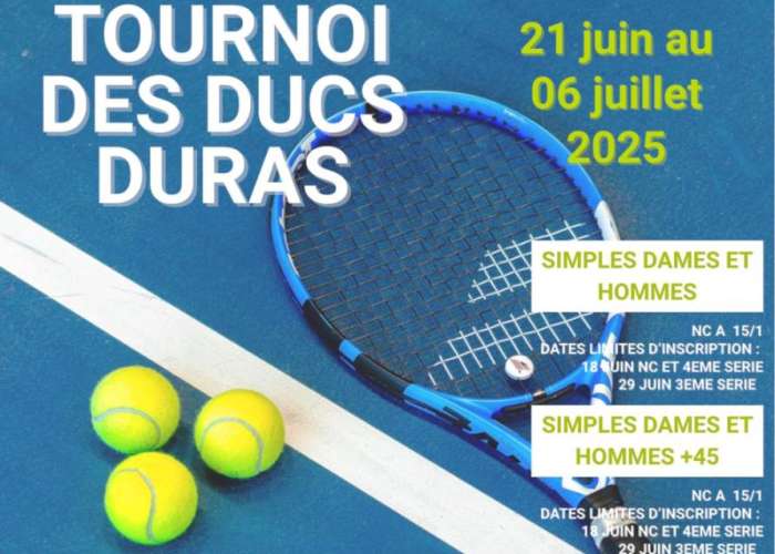 image de Tournoi de Tennis au club de Duras
