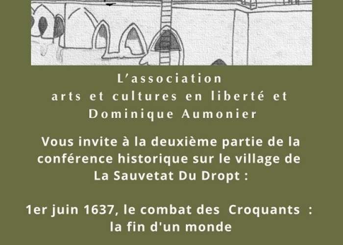 image de Conférence - l'Histoire de La Sauvetat-du-Dropt