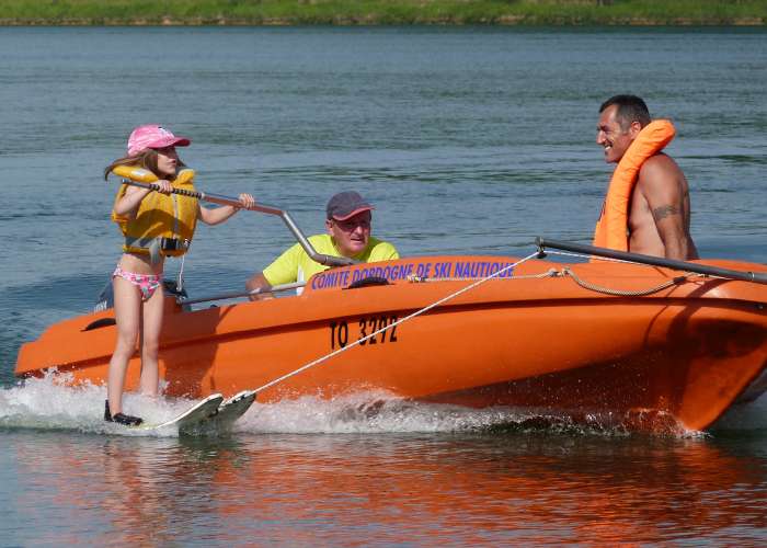 image de Babyski au lac de Lescourou