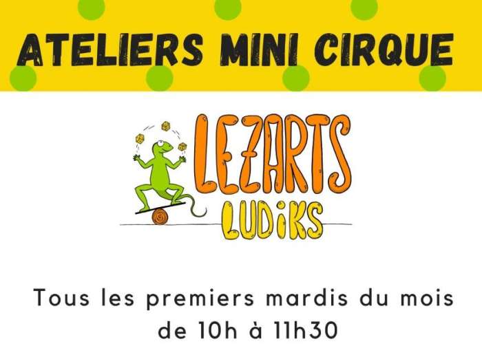image de Atelier de cirque avec Lezarts Ludiks pour les moins de 3 ans
