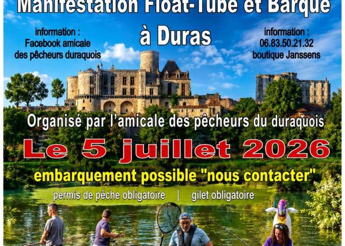 image de Manifestation Float-tube et Barque à Duras