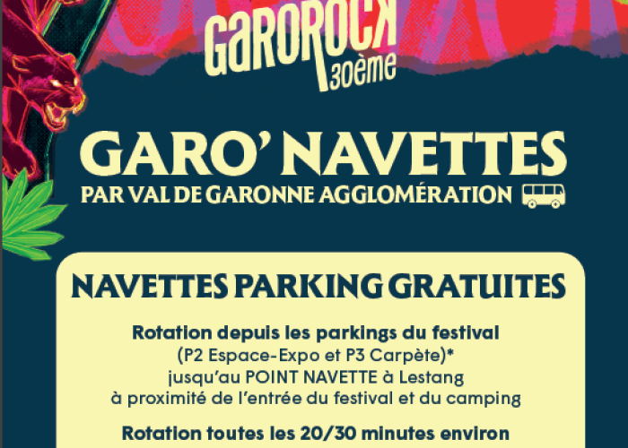 image de Navettes inter-communes Festival Garorock