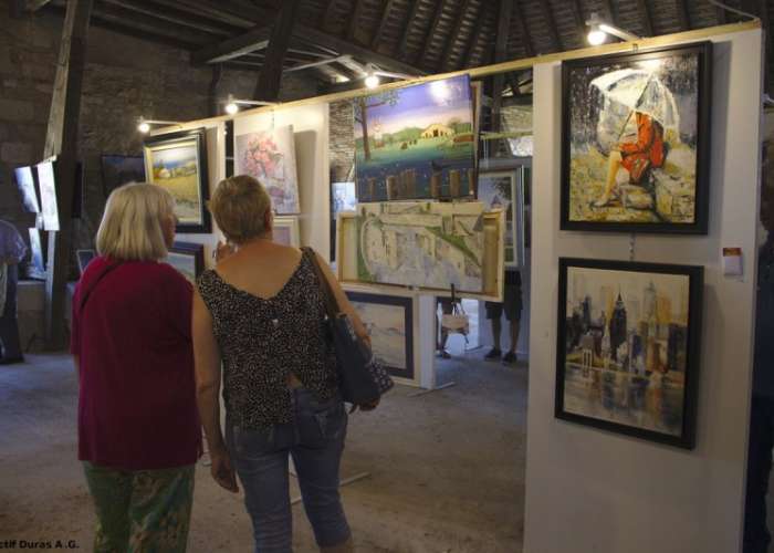 image de 50ième exposition de peintures et sculptures au château de Duras