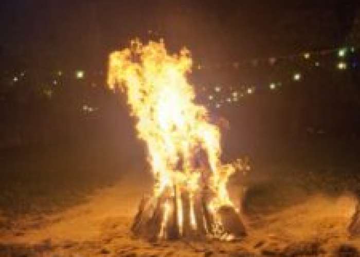 image de Randonnée pédestre et feu de la St Jean