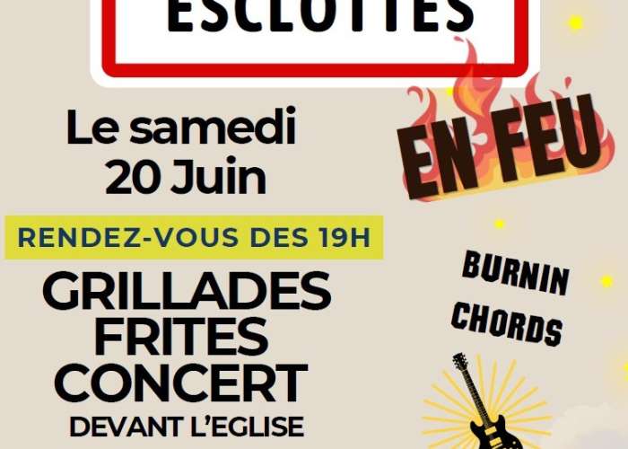 image de Feu de la Saint Jean Grillades Esclottaises