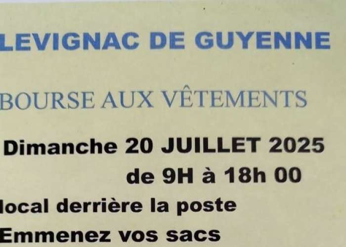 image de Bourse aux Vêtements