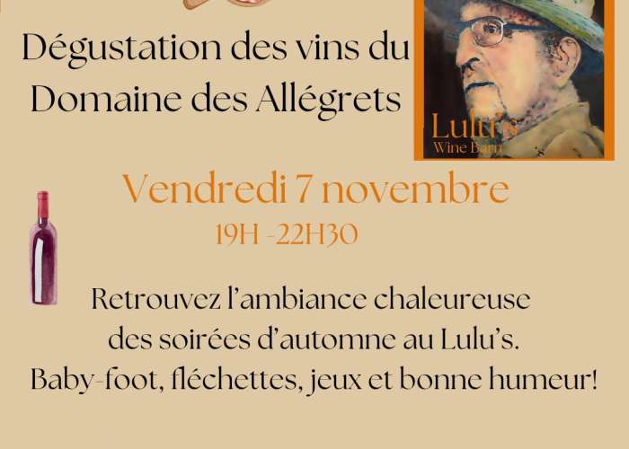 image de Soirée vins charcuterie et fromage au Domaine des Allégrets