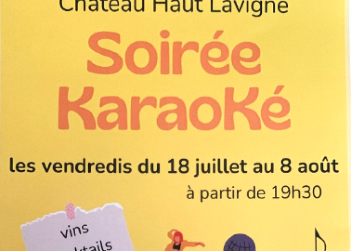 image de Soirée karaoké au Château Haut Lavigne