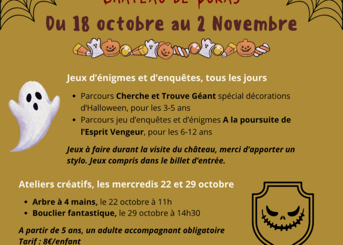 image de Animations vacances d'automne au château de Duras